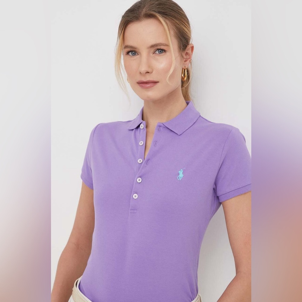 Polo by Ralph Lauren Purple Crop Top